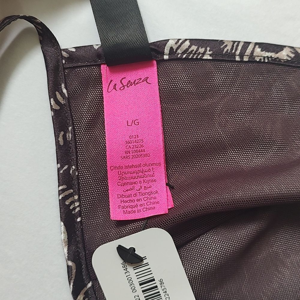 New With Tag La Senza Size Large‎ Satin Triangle Bralette - Picture 11 of 12